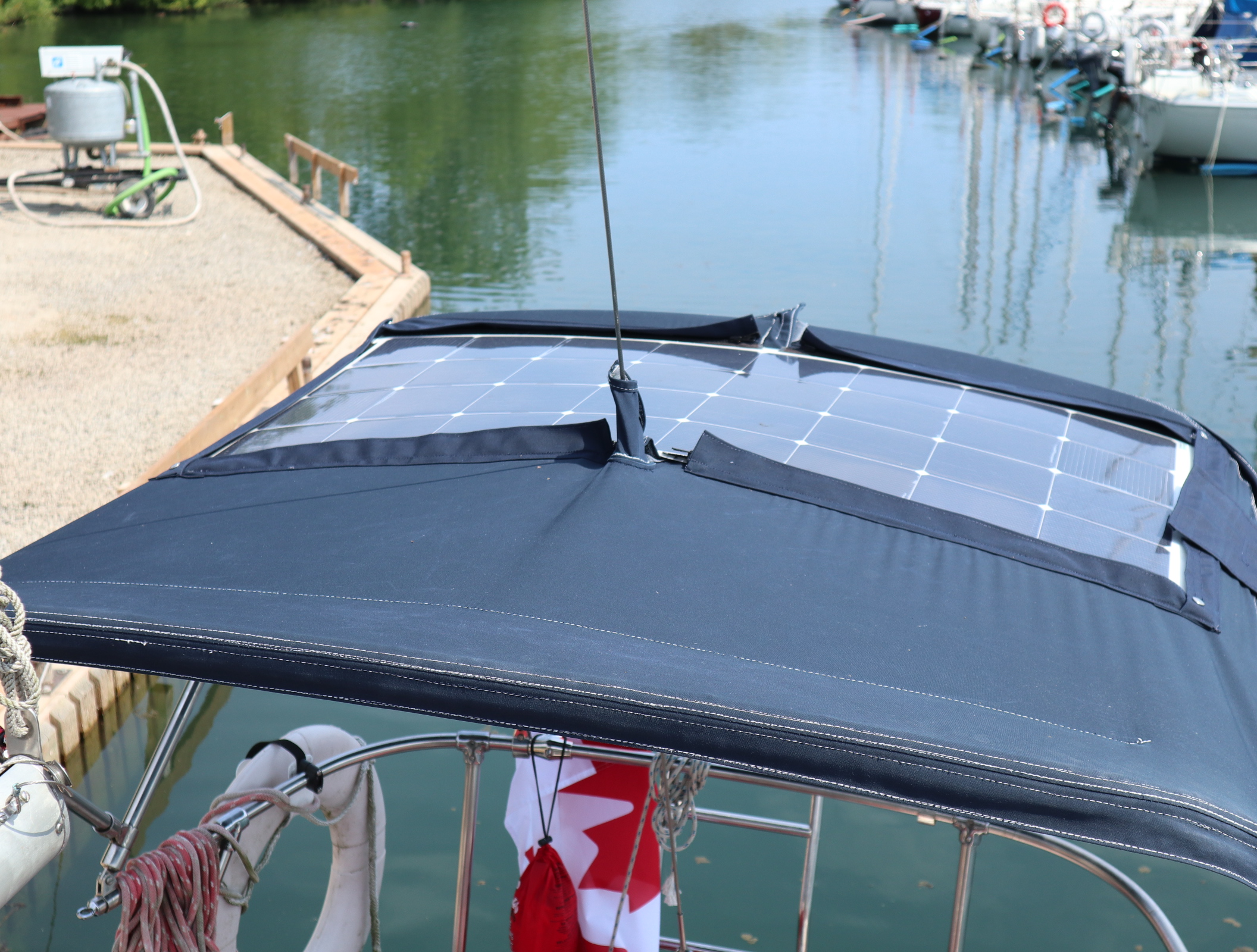 Solar Panels • Comfort Boat Upholstery And Design